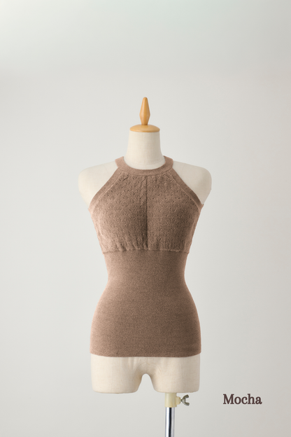 【吸湿発熱】腹巻ホルターネックキャミソール