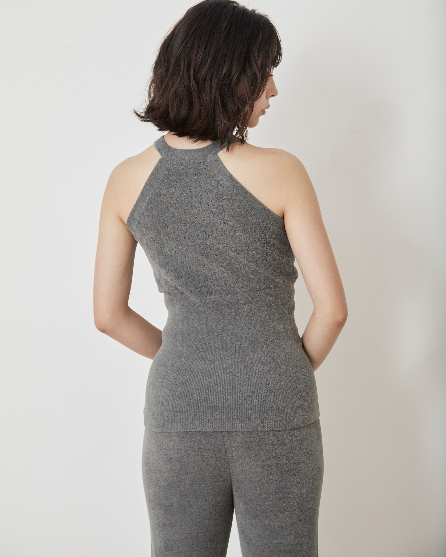 【吸湿発熱】腹巻ホルターネックキャミソール