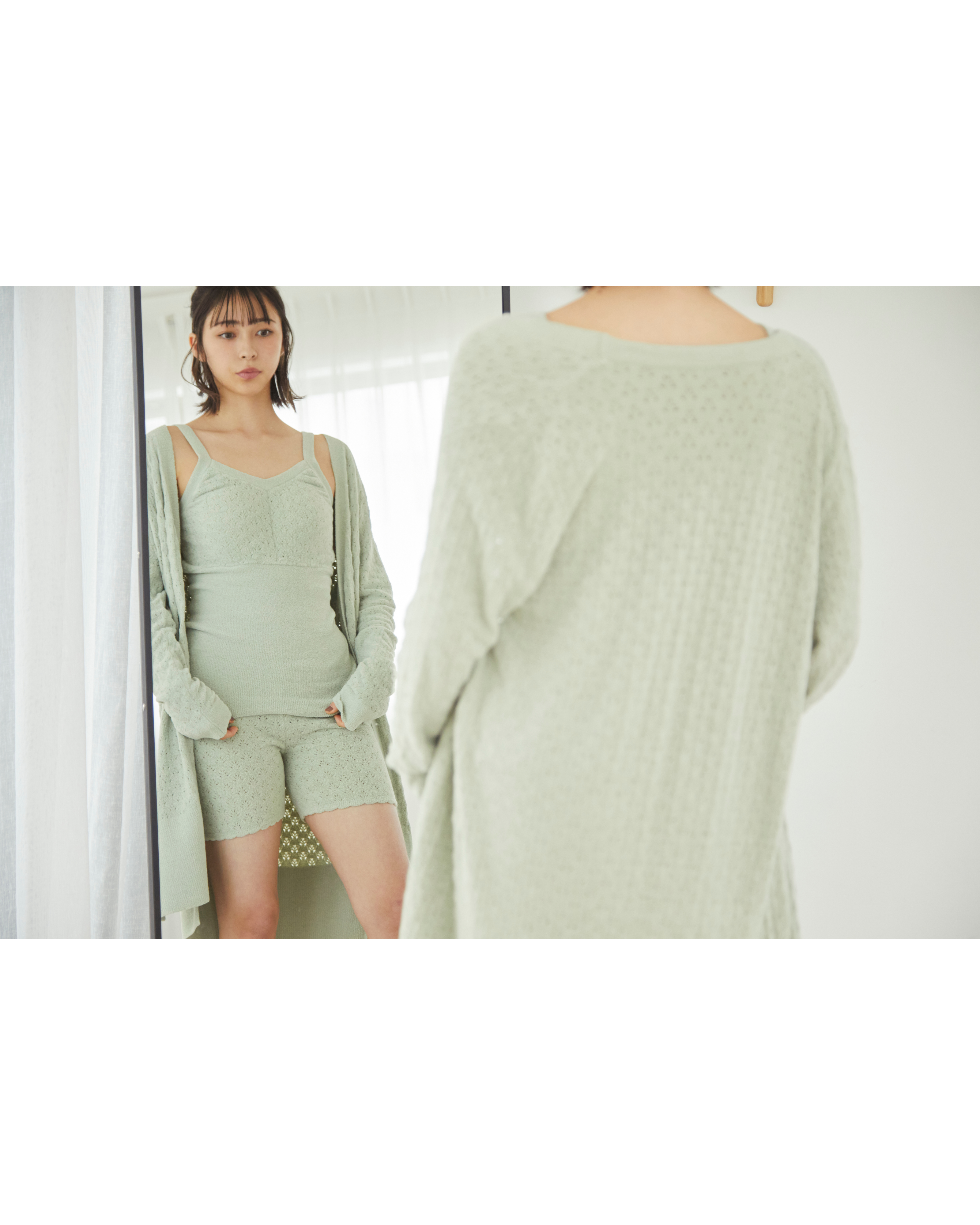 【吸湿発熱】ロングカーディガン