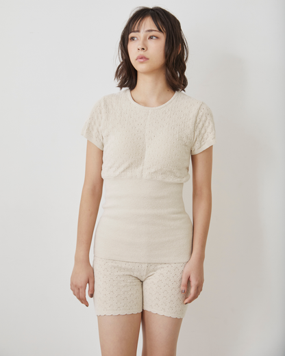 腹巻フレンチスリーブトップス