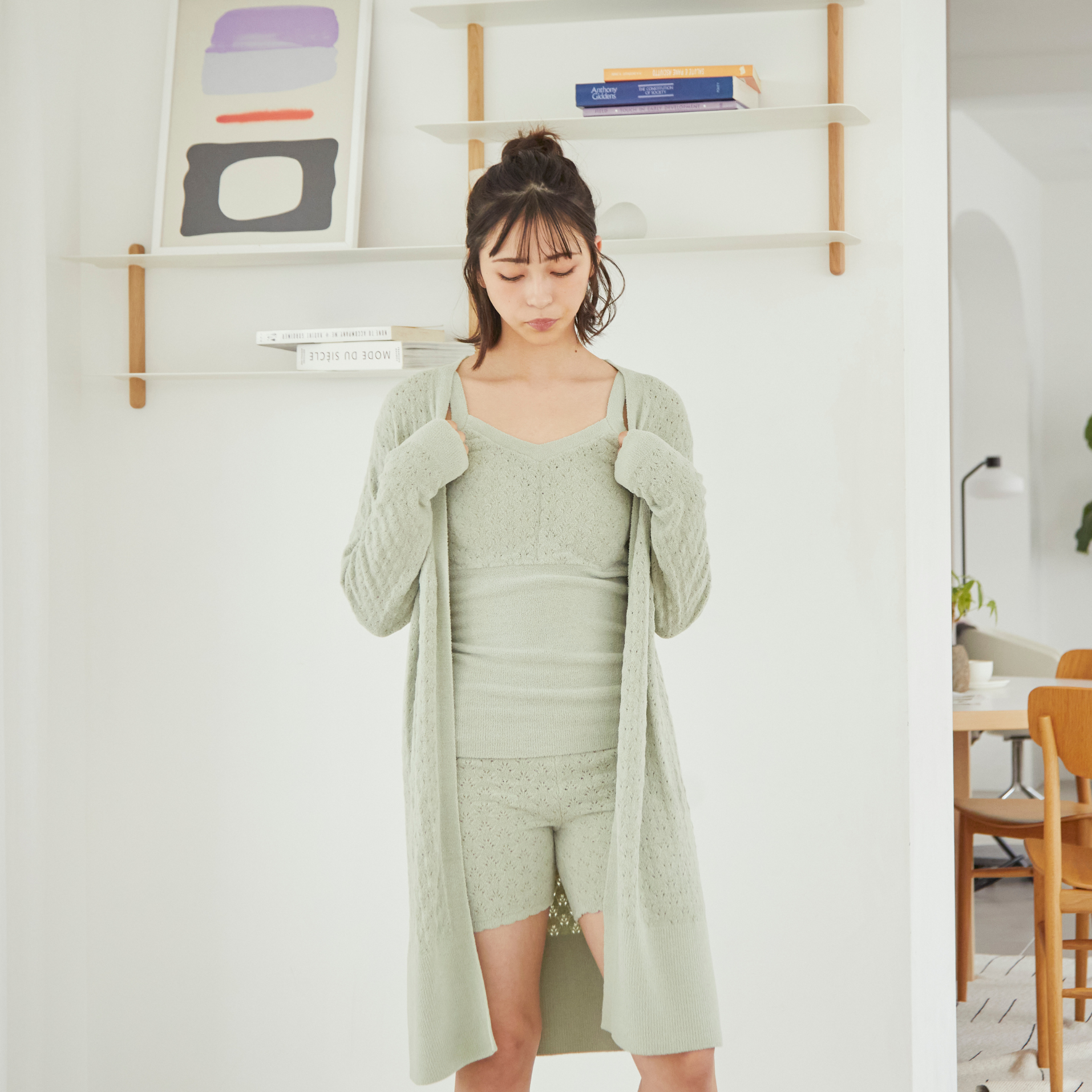 【吸湿発熱】腹巻ハーフパンツ