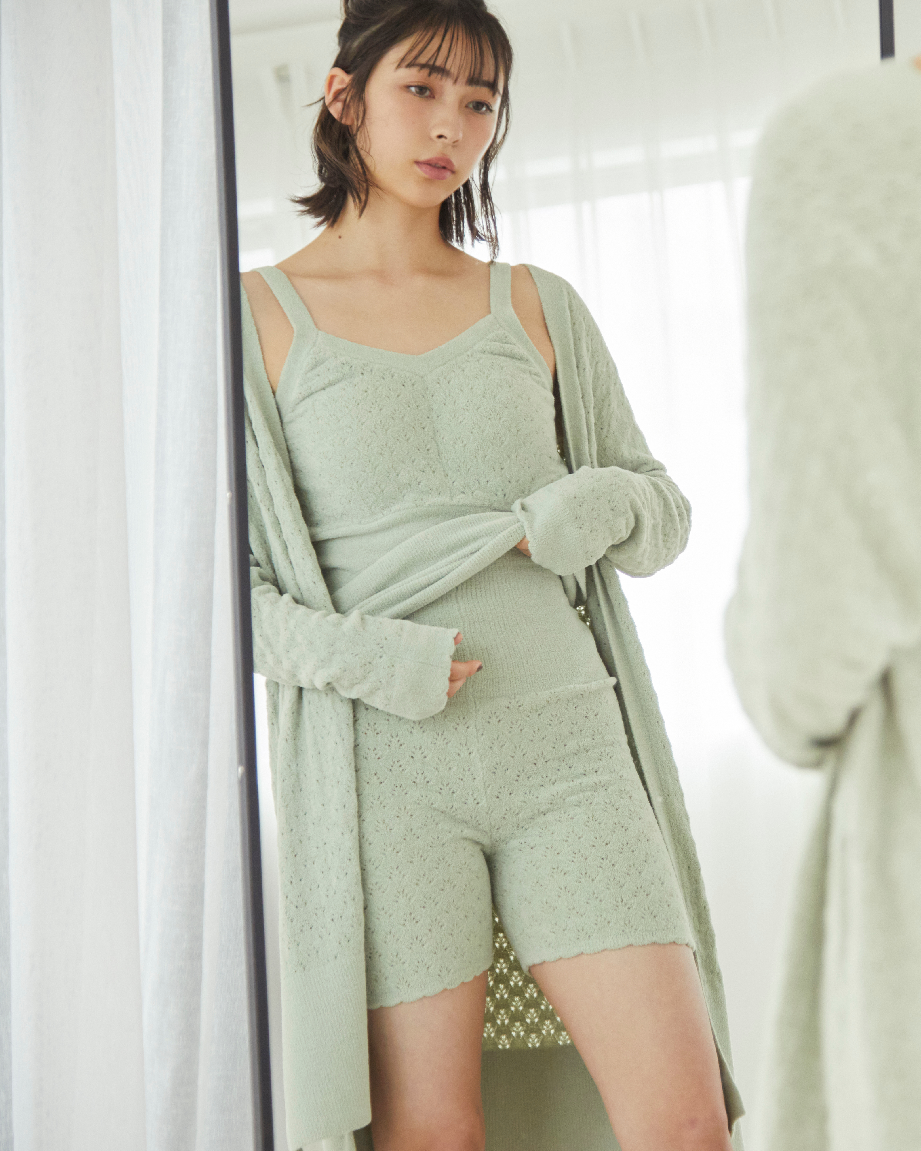 【吸湿発熱】腹巻ハーフパンツ