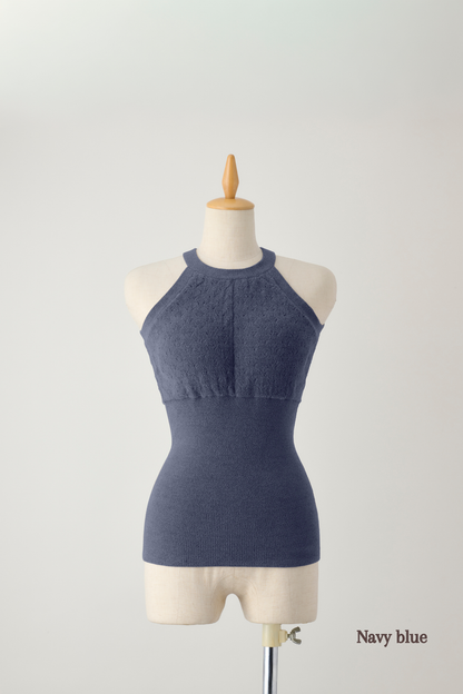 【吸湿発熱】腹巻ホルターネックキャミソール